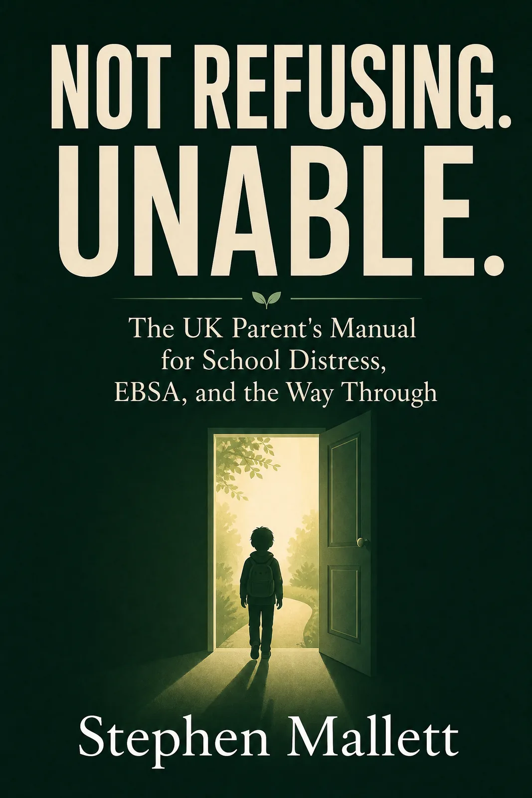 Book cover: Not Refusing. Unable.
